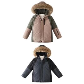 Фотография Курка детская зимняя на мальчика 217 beige р.4-12 "Farbique" недорого оптом от прямого поставщика