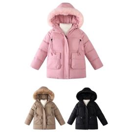 Фотография Курка детская зимняя на девочку 215 pink р.8-16 "Farbique" недорого оптом от прямого поставщика