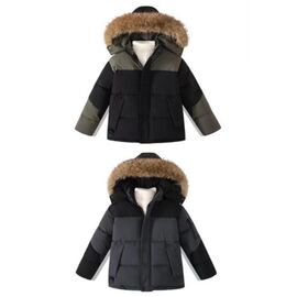 Фотография Курка детская зимняя на мальчика 212 grey р.8-16 "Farbique" недорого оптом от прямого поставщика