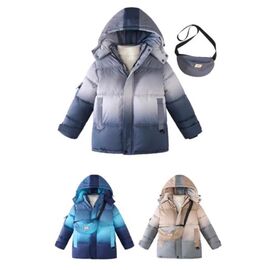 Курка дитяча зимова на хлопчика 205 beige р.4-12 "Farbique" недорого оптом від прямого постачальника