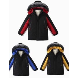 Фотография Курка детская зимняя на мальчика 109 red р.4-12 "Farbique" недорого оптом от прямого поставщика