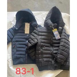 Курка дитяча зимова на хлопчика 83-1 black р.120-160 "Farbique" недорого оптом від прямого постачальника