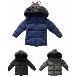 Фотография Курка детская зимняя на мальчика 119 navy р.4-12 "Farbique" недорого оптом от прямого поставщика