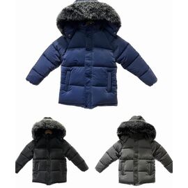 Фотография Курка детская зимняя на мальчика 119 grey р.4-12 "Farbique" недорого оптом от прямого поставщика