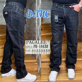 Джинси чоловічі PB-1443 black р.30-40 "God Baron" недорого оптом від прямого постачальника