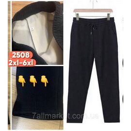 Фотография Спортивные штаны женские, на меху прямые р-ры 2XL-6XL "STELLA" недорого от прямого поставщика