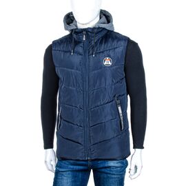 Фотография Жилетка мужская M4 blue р.XL-4XL "Meisty" недорого оптом от прямого поставщика