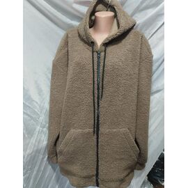 Фотография Кофта женская тёплая 588 mokko р.52-56 "Galina" недорого оптом от прямого поставщика