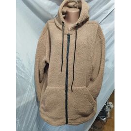 Фотография Кофта женская тёплая 588 beige р.52-56 "Galina" недорого оптом от прямого поставщика