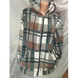 Сорочка тепла жіноча 586-1 grey-brown р.52-56 "Galina" недорого оптом від прямого постачальника