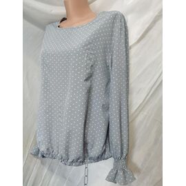 Блузка жіноча 585-2 grey р.50-56 "Galina" недорого оптом від прямого постачальника