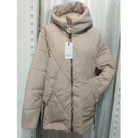 Куртка жіноча демісезонна 169 l.beige р.54-60 "Galina" недорого оптом від прямого постачальника
