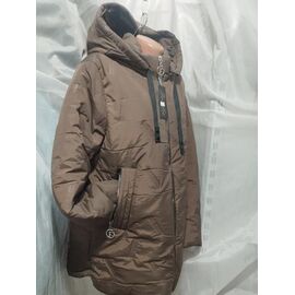 Куртка жіноча демісезонна 164 brown р.52-58 "Galina" недорого оптом від прямого постачальника