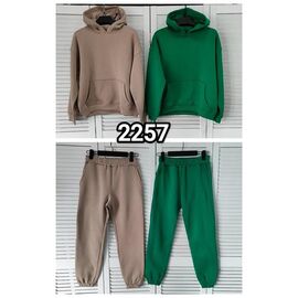 Фотография Костюм спортивный женский тёплый 2257 green р.42-48 "LOOK" недорого оптом от прямого поставщика