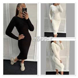 Фотография Платье женское 2545-7 black р.one size "LOOK" недорого оптом от прямого поставщика