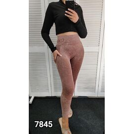 Лосини жіночі 7845 brown р.42-46 "LOOK" недорого оптом від прямого постачальника