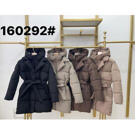 Куртка жіноча зимова 160292 brown р.48-50 "FLORA" недорого оптом від прямого постачальника