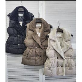 Жилетка жіноча SH186 grey р.M-2XL "FLORA" недорого оптом від прямого постачальника