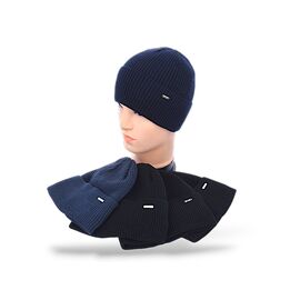 Шапка чоловіча зимова MW012-2 на флісі mix р.56-60 "Angelica" недорого оптом від прямого постачальника