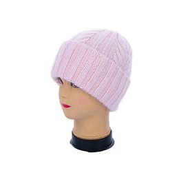 Шапка зимова жіноча Ангора на флісі 2562-6 pink р.56-60 "Angelica" недорого оптом від прямого постачальника