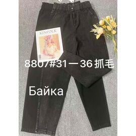 Фотография Джинсы утеплённые женские 8807 d.grey р.31-36 "Immei" недорого оптом от прямого поставщика