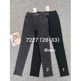 Фотография Джинсы утеплённые женские 7227-2 grey р.28-33 "Immei" недорого оптом от прямого поставщика