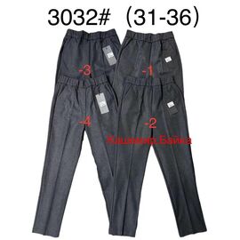 Штани жіночі утеплені 3032-2 black р.31-36 "Immei" недорого оптом від прямого постачальника