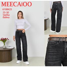 Джинси жіночі утеплені 6108 d.grey р.25-30 "Immei" недорого оптом від прямого постачальника