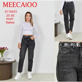 Фотография Джинсы утеплённые женские 6116 d.grey р.25-30 "Immei" недорого оптом от прямого поставщика