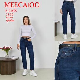Фотография Джинсы утеплённые женские 6121 blue р.25-30 "Immei" недорого оптом от прямого поставщика