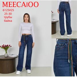 Фотография Джинсы утеплённые женские 6125 blue р.25-30 "Immei" недорого оптом от прямого поставщика