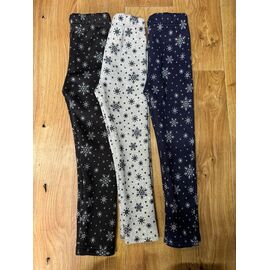 Лосини дитячі теплі на дівчинку M466 black р.4-7 "Major" недорого оптом від прямого постачальника