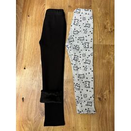 Лосини дитячі теплі на дівчинку M474 l.grey р.4-7 "Major" недорого оптом від прямого постачальника