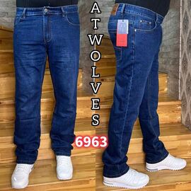 Фотография Джинсы мужские 6963 blue р.32-38 "Ruxa" недорого оптом от прямого поставщика