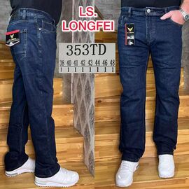 Фотография Джинсы мужские 353TD blue р.38-48 "Ruxa" недорого оптом от прямого поставщика