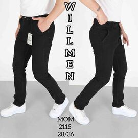 Фотография Джинсы мужские 2115 black р.28-36 "Ruxa" недорого оптом от прямого поставщика