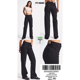 Фотография Джинсы женские 3422-1-1 black р.32-36 "Ruxa" недорого оптом от прямого поставщика