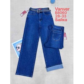 Фотография Джинсы утеплённые женские B8060 blue р.28-33 "Vanver" недорого оптом от прямого поставщика