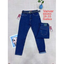 Фотография Джинсы утеплённые женские B8065 blue р.28-33 "Vanver" недорого оптом от прямого поставщика