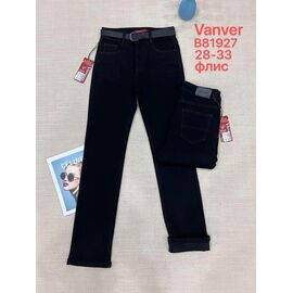 Фотография Джинсы утеплённые женские B81927 black р.28-33 "Vanver" недорого оптом от прямого поставщика
