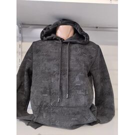 Фотография Худи мужской 1351 black р.M-3XL "RING" недорого оптом от прямого поставщика