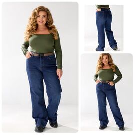 Джинси жіночі утеплені 209 blue р.32-42 "Lady N" недорого оптом від прямого постачальника