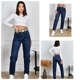 Фотография Джинсы утеплённые женские 777 blue р.28-33 "Lady N" недорого оптом от прямого поставщика