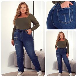 Фотография Джинсы женские 859 blue р.32-42 "Lady N" недорого оптом от прямого поставщика