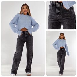 Джинси жіночі 191 grey р.25-30 "Lady N" недорого оптом від прямого постачальника