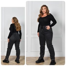 Джинси жіночі 874 grey р.32-42 "Lady N" недорого оптом від прямого постачальника