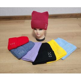 Фотография Шапка детская зимняя на девочку SV919 mix р.5-15 "WHITE" недорого оптом от прямого поставщика