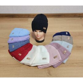 Шапка зимова жіноча SV921 mix р.58-60 "WHITE" недорого оптом від прямого постачальника