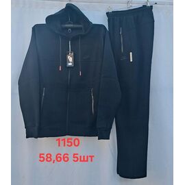 Фотография Костюм спортивный мужской 1150 black р.58-66 "PALMIRA" недорого оптом от прямого поставщика