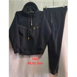 Фотография Костюм спортивный мужской 1200 black р.48-52 "PALMIRA" недорого оптом от прямого поставщика